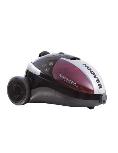 Hoover SteamJet SCM1600 011 Pulitore a vapore cilindrico 1,5 L 1600 W Rosso, Trasparente