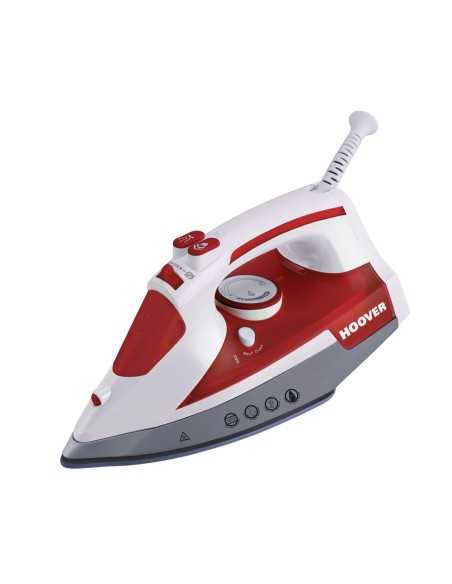 Hoover IRONjet TIM 2500 Ferro da stiro a secco e a vapore Ceramica 2500 W Bianco, Rosso