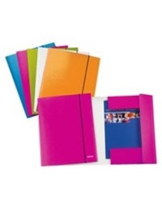 Leitz WOW folder 3 flap Policarbonato Rosa 350 x 250 mm