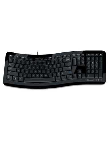 Microsoft Comfort Curve Keyboard 3000, ITA tastiera USB QWERTY Nero