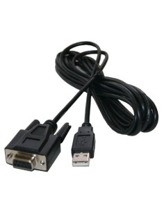 DELL 409-10033 adattatore per inversione del genere dei cavi 4 pin USB Type A 9 pin D-Sub (DB-9) Nero