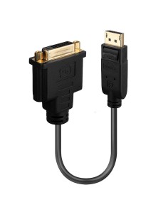 Lindy 41004 cavo e adattatore video 0,15 m DisplayPort DVI-D Nero