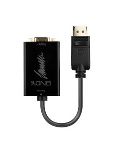 Lindy 41006 cavo e adattatore video 0,15 m VGA (D-Sub) DisplayPort Nero 2