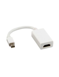 Lindy 41014 cavo e adattatore video 0,2 m Mini DisplayPort HDMI tipo A (Standard) Bianco