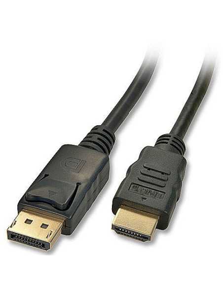 Lindy 41479 cavo e adattatore video 0,5 m DisplayPort HDMI tipo A (Standard) Nero