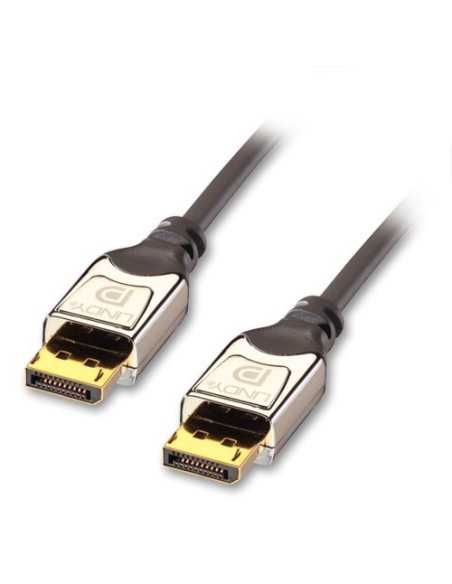 Lindy CROMO DisplayPort, 2m Nero, Argento