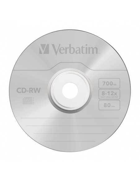 Verbatim CD-RW 12x 700 MB 10 pz