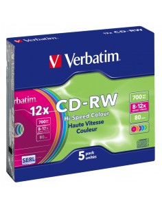 Verbatim 43167 CD-RW 700 MB 5 pz