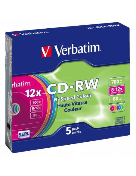 Verbatim 43167 CD-RW 700 MB 5 pz