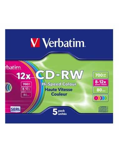 Verbatim 43167 CD-RW 700 MB 5 pz
