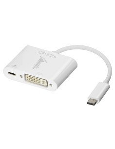 Lindy 43195 adattatore grafico USB 1920 x 1200 Pixel Bianco