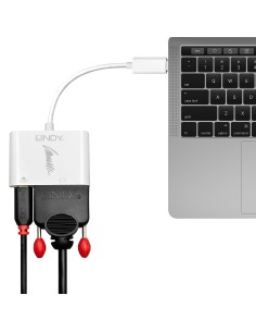 Lindy 43195 adattatore grafico USB 1920 x 1200 Pixel Bianco 2