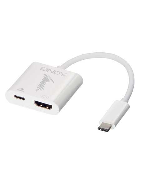 Lindy 43196 adattatore grafico USB 3840 x 2160 Pixel Bianco