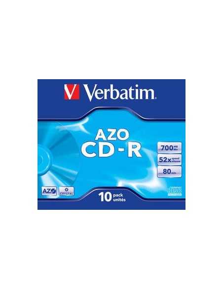 Verbatim CD-R Super AZO Crystal 700 MB 10 pz