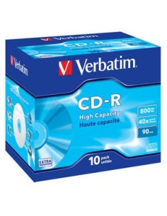 Verbatim CD-R High Capacity 800 MB 10 pz