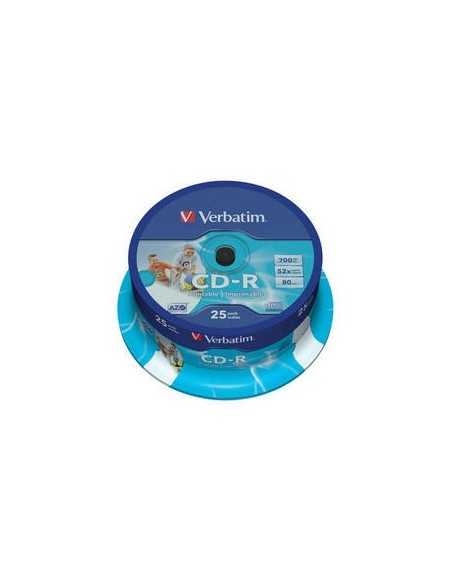 Verbatim CD-R AZO Wide Inkjet Printable 700 MB 25 pz