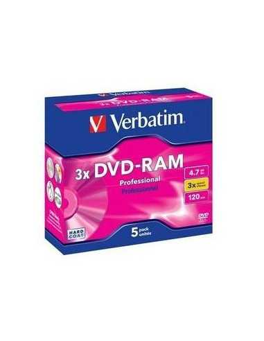 Verbatim DVD-RAM 3x 4,7 GB 5 pz