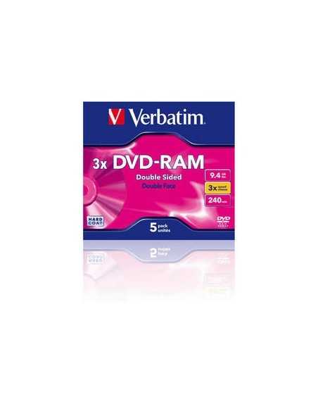 Verbatim DVD-RAM 3x Double Sided 9,4 GB 5 pz