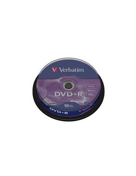 Verbatim DVD+R Matt Silver 4,7 GB 10 pz
