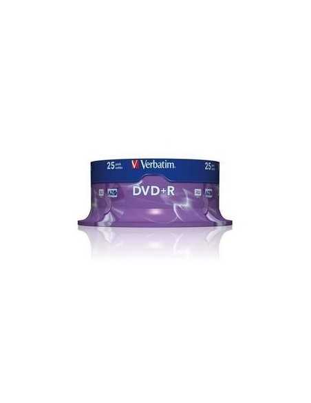 Verbatim DVD+R Matt Silver 4,7 GB 25 pz