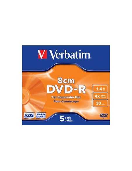 Verbatim DVD-R 8cm 1,4 GB 5 pz