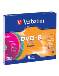 Verbatim 43557 4,7 GB DVD-R 5 pz