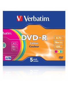 Verbatim 43557 4,7 GB DVD-R 5 pz 2