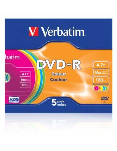 Verbatim 43557 4,7 GB DVD-R 5 pz
