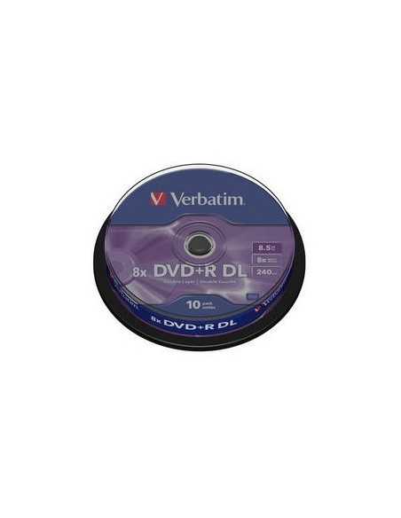 Verbatim DVD+R Double Layer Matt Silver 8x 8,5 GB DVD+R DL 10 pz