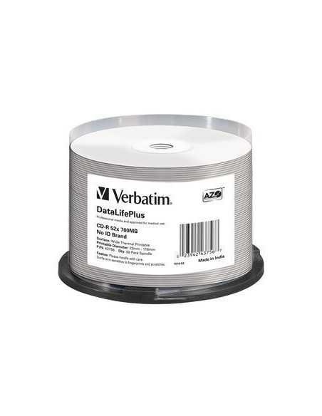 Verbatim CD-R 52x DataLifePlus 700 MB 50 pz