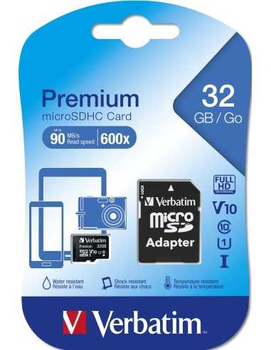 Verbatim Premium 32 GB MicroSDHC Classe 10