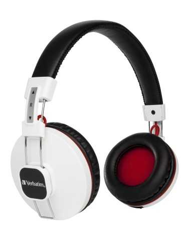 Verbatim 44403 cuffia e auricolare Wireless A Padiglione Musica e Chiamate Bluetooth Bianco