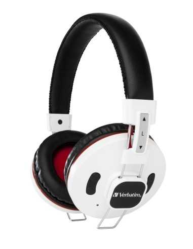 Verbatim 44403 cuffia e auricolare Wireless A Padiglione Musica e Chiamate Bluetooth Bianco