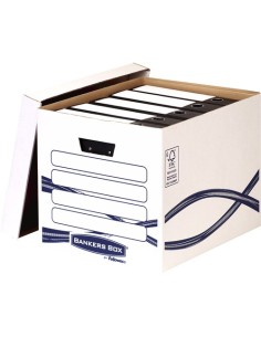 Fellowes 4461001 scatola per la conservazione di documenti Carta Bianco