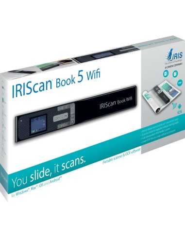 I.R.I.S. IRIScan Book 5 Wi-Fi Scanner portatile 1200 x 1200 DPI A4 Nero