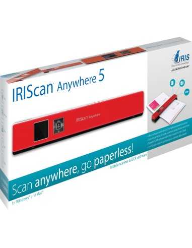 I.R.I.S. IRIScan Anywhere 5 Scanner ADF 1200 x 1200 DPI A4 Rosso