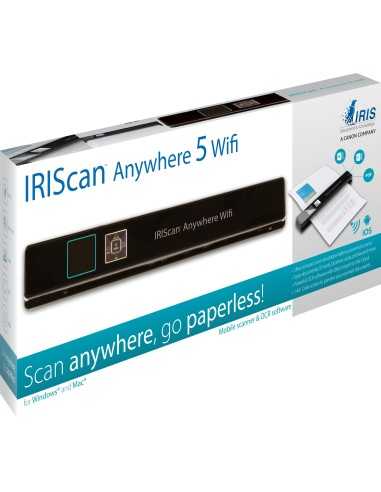 I.R.I.S. IRIScan Anywhere 5 Wi-Fi Scanner ADF 1200 x 1200 DPI A4 Nero
