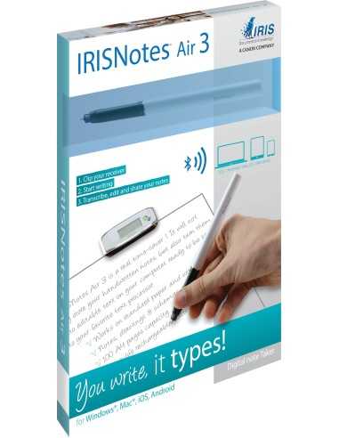 I.R.I.S. IRISNotes Air 3 penna digitale 100 fogli A4