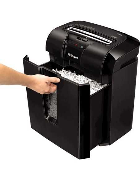 Fellowes Powershred 63Cb distruggi documenti Triturazione incrociata Nero