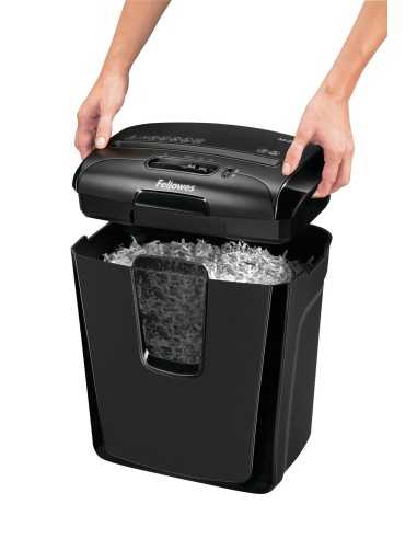 Fellowes M-8C distruggi documenti Triturazione incrociata 23 cm Nero