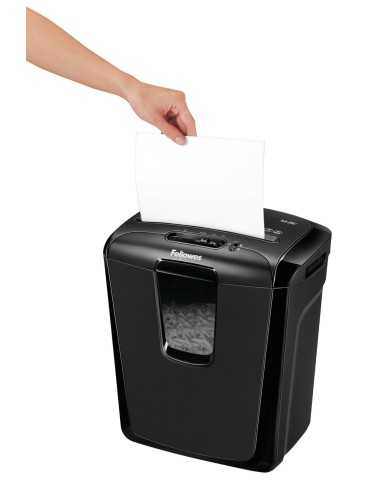 Fellowes M-8C distruggi documenti Triturazione incrociata 23 cm Nero