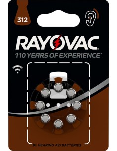 Varta Rayovac Retail Size 312 Blister 8