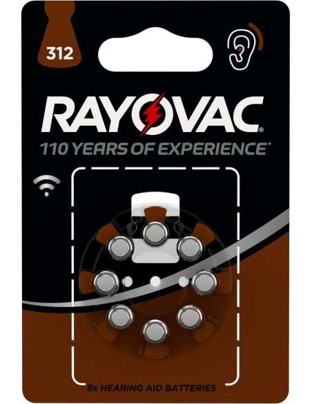 Varta Rayovac Retail Size 312 Blister 8