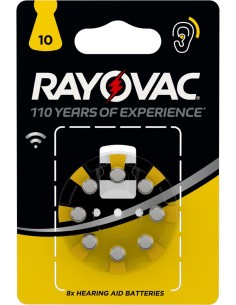 Varta Rayovac Retail Size 10 Blister 8