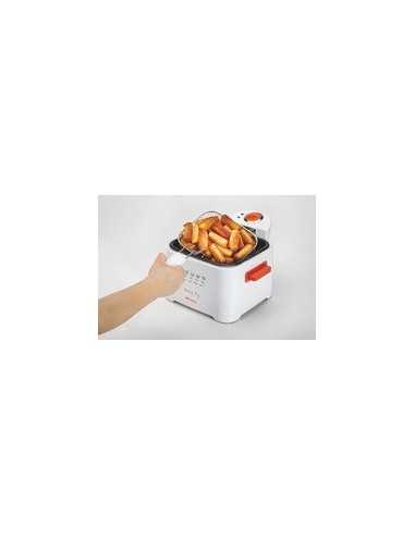 Ariete Easy Fry Singolo Indipendente 2000 W Arancione, Bianco