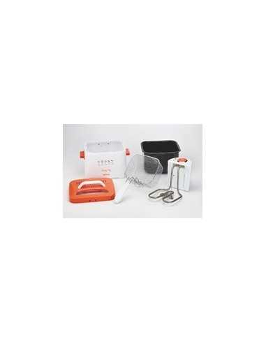 Ariete Easy Fry Singolo Indipendente 2000 W Arancione, Bianco