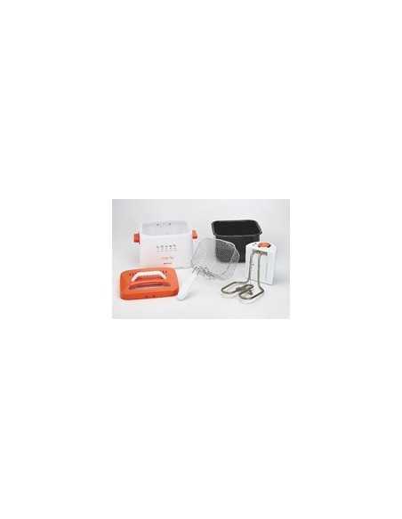 Ariete Easy Fry Singolo Indipendente 2000 W Arancione, Bianco