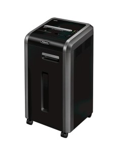 Fellowes 225Ci distruggi documenti Triturazione incrociata 24 cm Nero, Argento