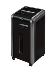 Fellowes 225i distruggi documenti Taglio a striscia 24 cm Nero