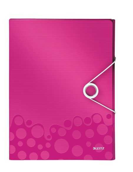 Leitz WOW Polipropilene (PP) Metallico, Rosa A4